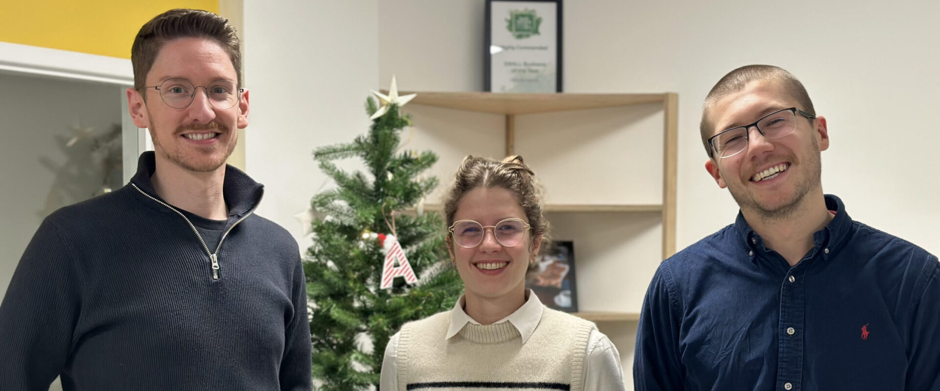 Photo of HEM Architects Nathan and Elena and Technologist George